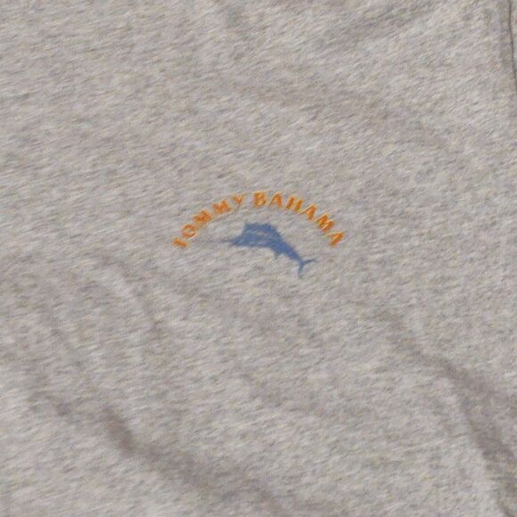 Tommy Bahama Rum Size Fits All T-shirt Men's Gray Short Sleeve Cotton Sz XL - Picture 4 of 7